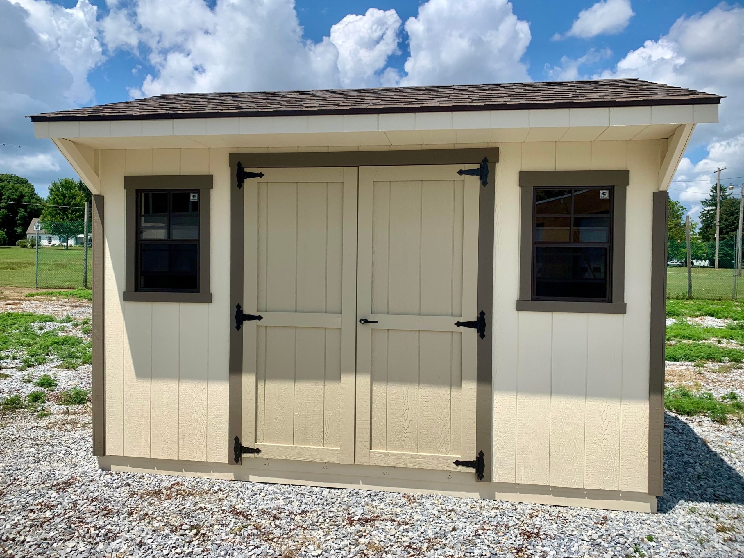Structure #24-2493WC - 10'x12' Quaker with SmartTec Siding - Riehl