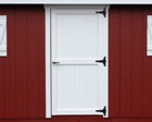 Single and Double Fiberglass and Wooden Doors with Windows Lapp Structure Sheds Garages