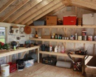 Interior Storage Options for Lapp Structure Storage Sheds and Dreamspaces