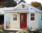 Exterior Shed Porches and Overhangs for Lapp Structure Storage Sheds and Dreamspaces